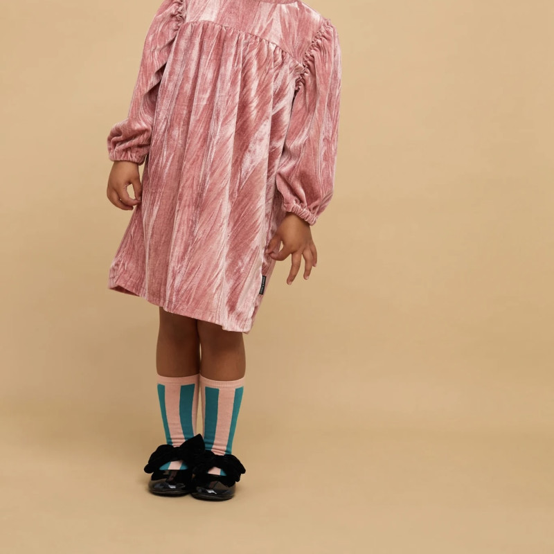 Chaussettes à rayures Peach Parfait