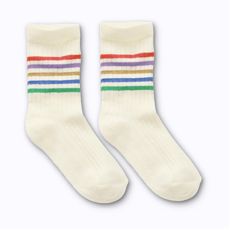 Chaussettes de sport à rayures
