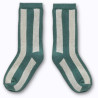 Chaussettes à rayures Shady Green Chaussettes à rayures Shady Green