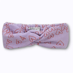 Bandeau turban coeurs