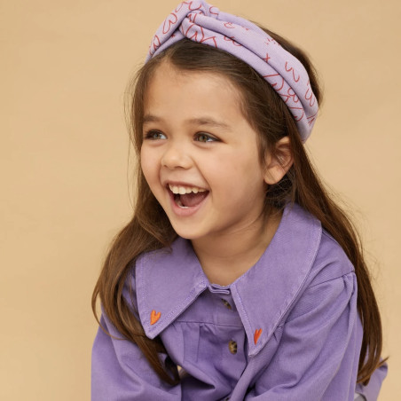 Bandeau turban coeurs