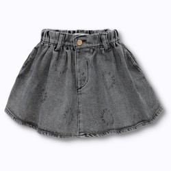 Jupe en jeans imprimé "Sproet"