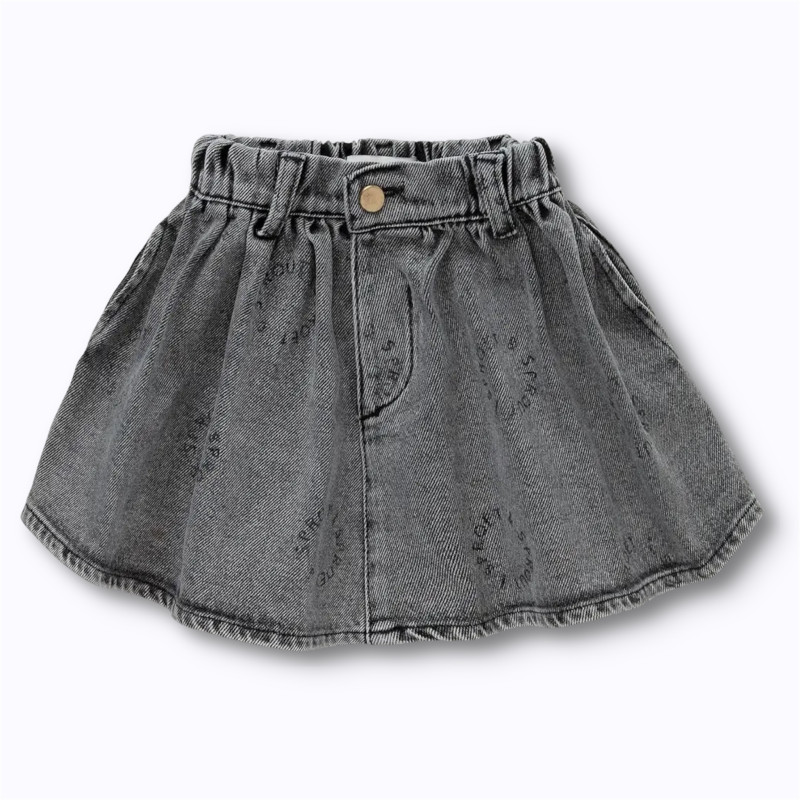 Jupe en jeans imprimé "Sproet"