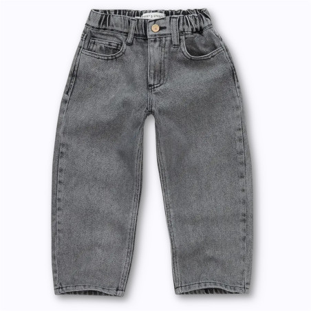 Pantalon en jean délavé noir Pantalon en jean délavé noir