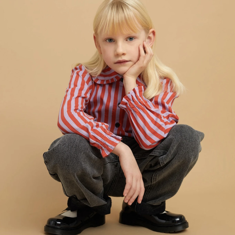 Pantalon en jean délavé noir