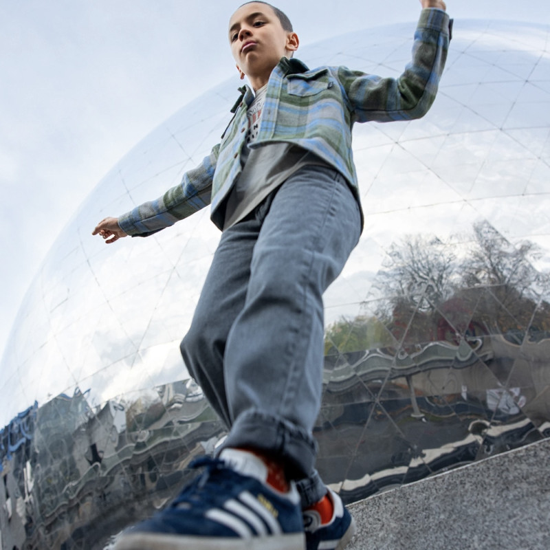 Pantalon en jean délavé noir