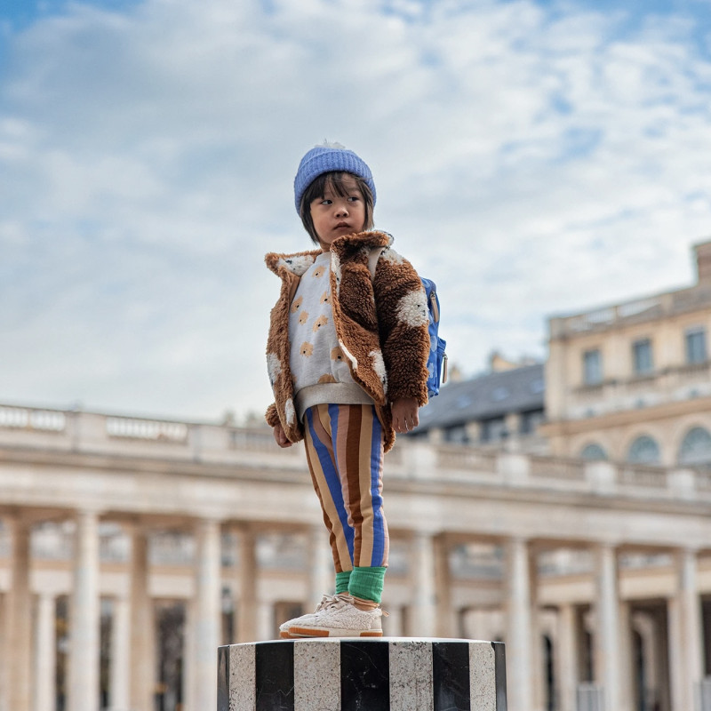 Sweatshirt imprimé chien moustache