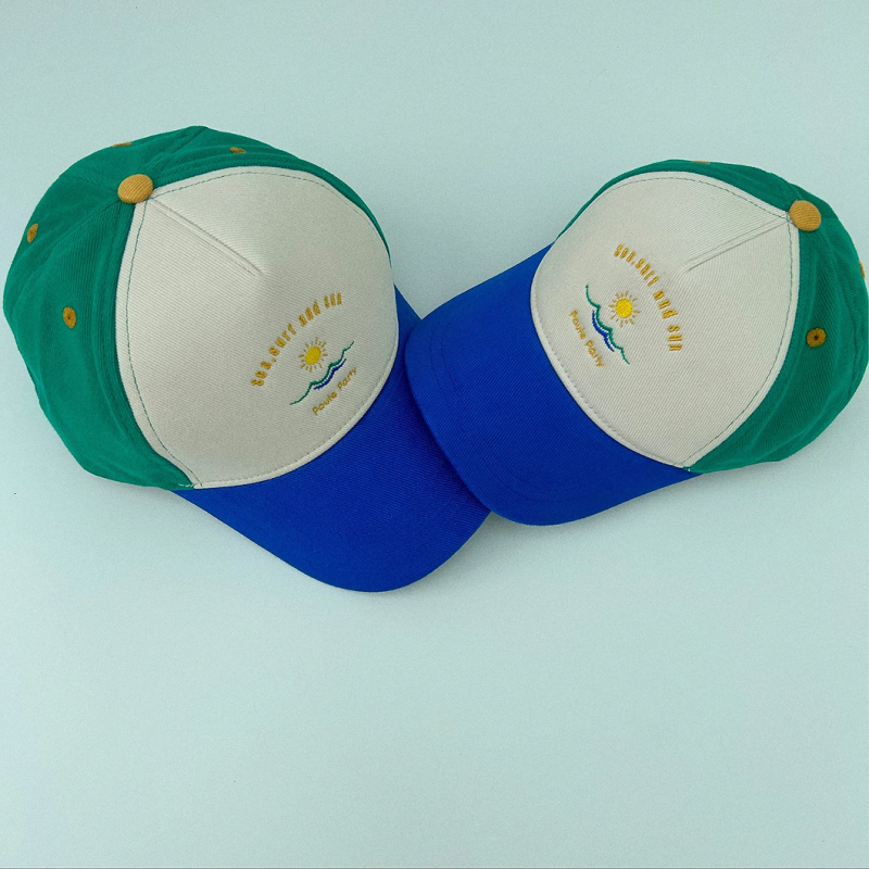 Casquette adulte Sea Surf and Sun Poule Party rétro en coton et filet mesh