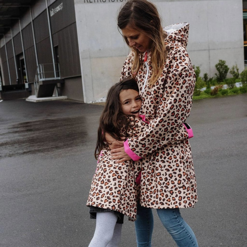 Poncho de pluie maman Léopard 6 - Hello Hossy