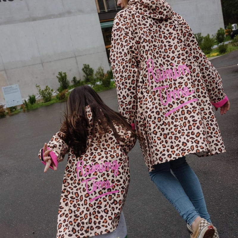 Poncho de pluie maman Léopard 6 - Hello Hossy