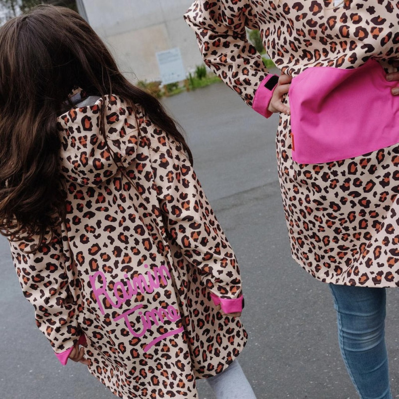 Poncho de pluie maman Léopard 6 - Hello Hossy