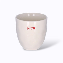 Tasse à café "je t'aime" -...