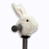 Tête pour trottinette Lapin blanc Tête pour trottinette Lapin blanc