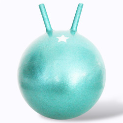 Ballon sauteur pailleté vert - Ratatam