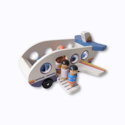 Avion en bois voyage-voyage...