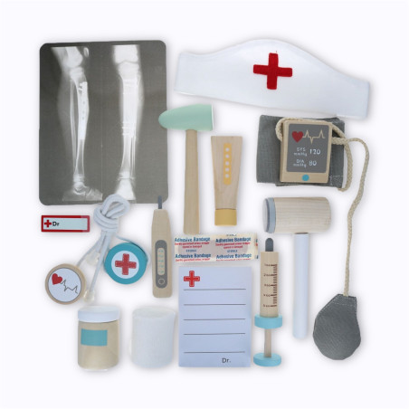 Valisette de docteur en bois Valisette de docteur en bois