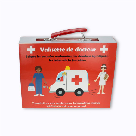Valisette de docteur en bois Valisette de docteur en bois