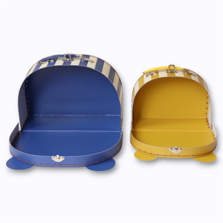 Set de 2 valisettes ours - Le Petit Souk Set de 2 valisettes ours - Le Petit Souk