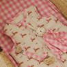 Attache tétine vichy lapin rose - Le Petit Souk Attache tétine vichy lapin rose - Le Petit Souk