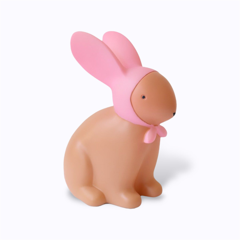 Lampe enfant lapin rose