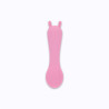 Petite cuillère rose en silicone lapin rose Petite cuillère rose en silicone lapin rose