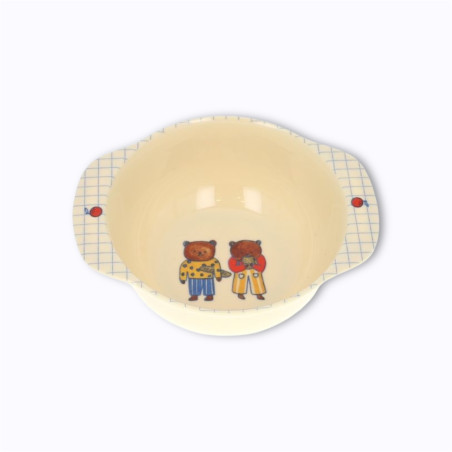 Bol à oreilles ours en mélaminé - Le Petit Souk Bol à oreilles ours en mélaminé - Le Petit Souk