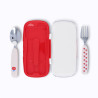Set de couverts pomme rouge Set de couverts pomme rouge