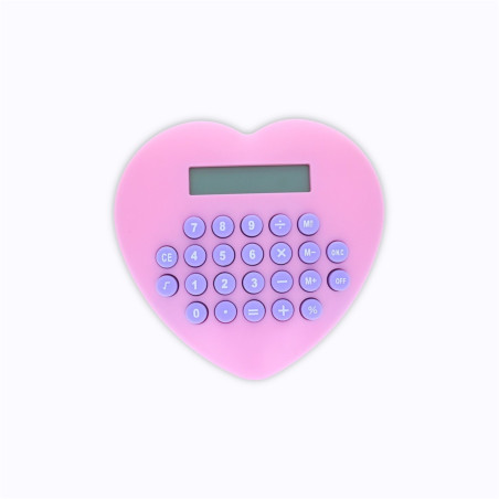 Calculatrice coeur rose Calculatrice coeur rose