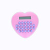 Calculatrice coeur rose Calculatrice coeur rose