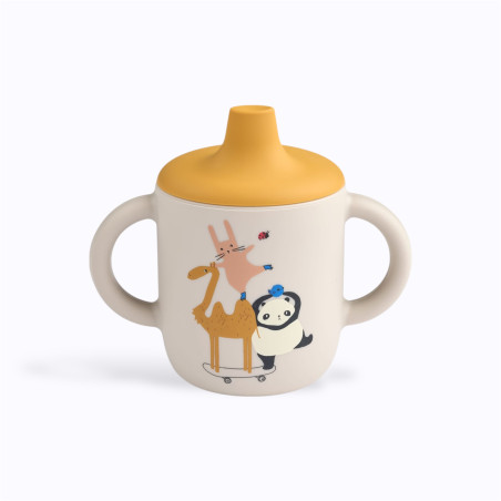 Tasse d’apprentissage Neil « Around the world » - Liewood Tasse d’apprentissage Neil « Around the world » - Liewood