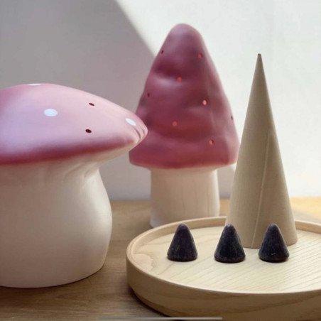 Lampe champignon Small Vintage Pink