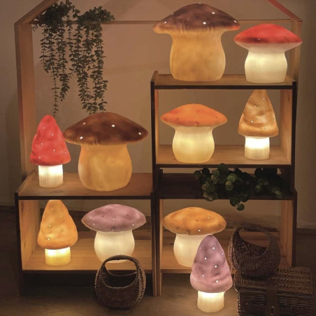 Lampe champignon Small Vintage Pink