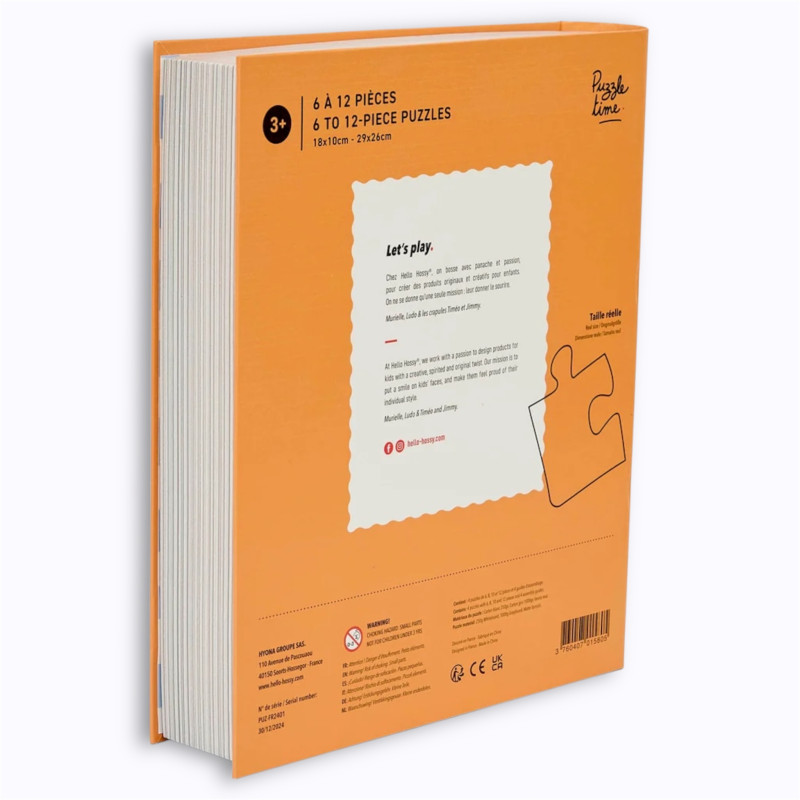 4 puzzles évolutifs Just Enjoy