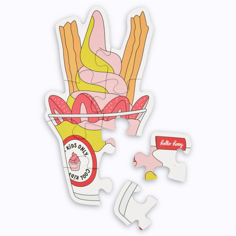 4 puzzles évolutifs Just Enjoy