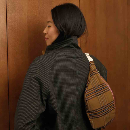 Sac banane à carreaux Tartan