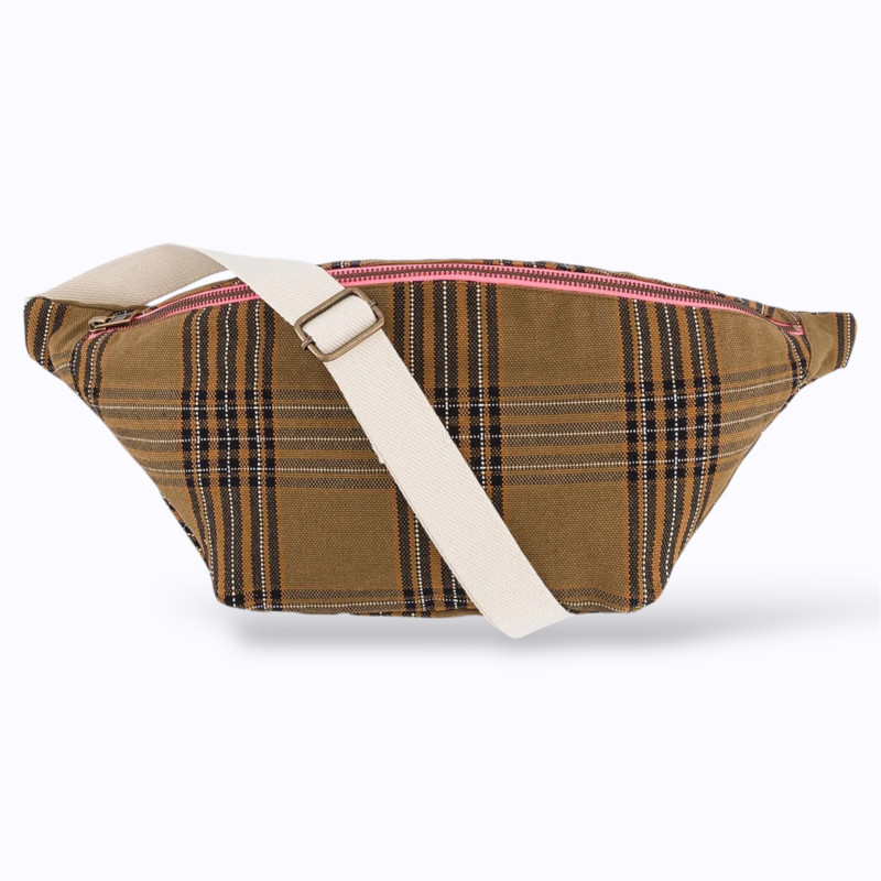 Sac banane à carreaux Tartan