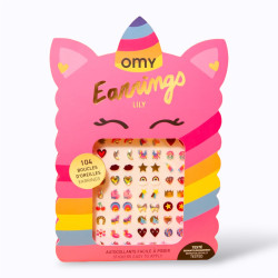 Boucles d'oreilles autocollantes Lily - OMY