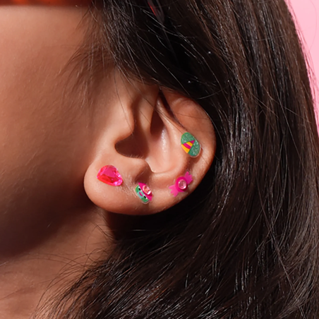 Boucles d'oreilles autocollantes Lily - OMY