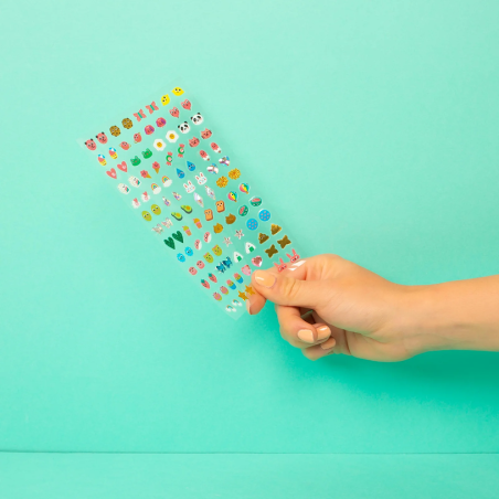 Boucles d'oreilles autocollantes Kawaii