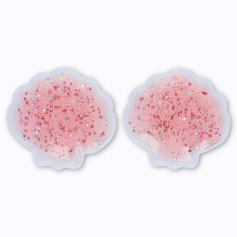 Patchs yeux en gel coquillages