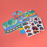 carnet de stickers Montessori Vroom Vroom OMY carnet de stickers Montessori Vroom Vroom OMY