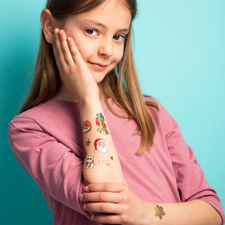 Tatouages temporaires "Ho Ho Ho !" - OMY Tatouages temporaires "Ho Ho Ho !" - OMY