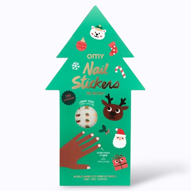 Gommettes pour ongles "HO HO HO !" - OMY
