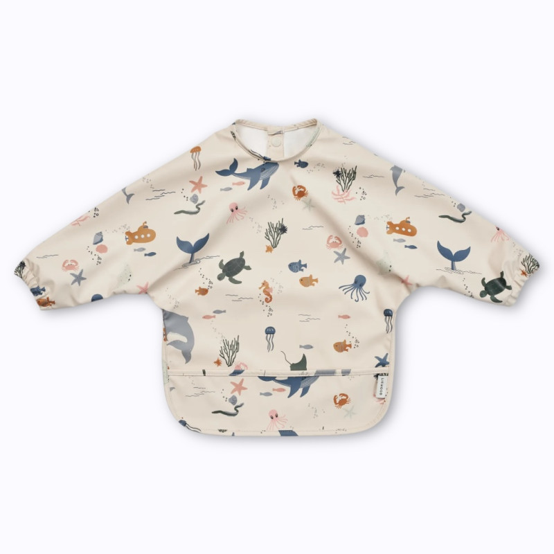 Bavoir à manches longues Merle "Sea Creatures" – Liewood