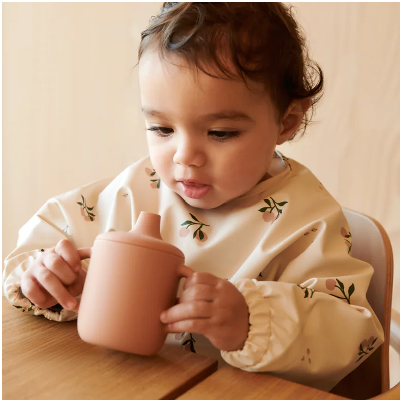 Bavoir à manches longues Merle "Peach" – Liewood