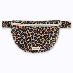 Sac banane "Custine" XL Léopard Beige – Rive Droite