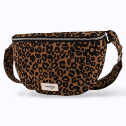 Sac banane "Custine" XL Léopard – Rive Droite