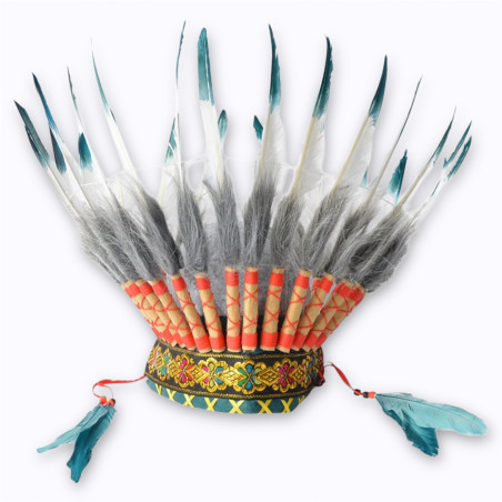 Coiffe Chef indien bleu canard - Le Petit Souk