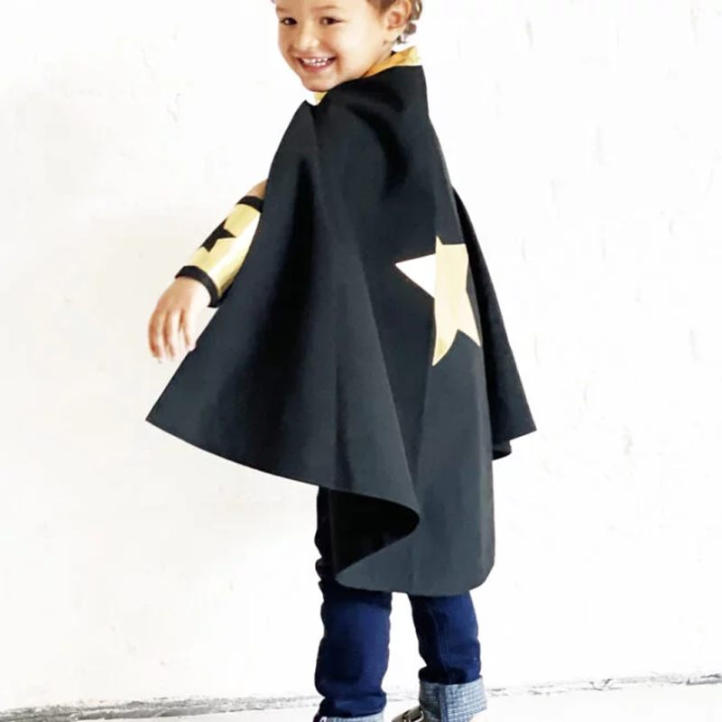 Le kit 4 pièces super héros noir - Ratatam