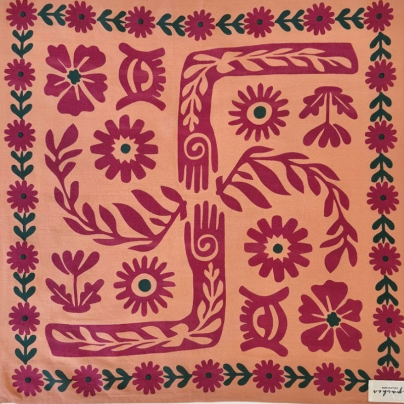 Small Foulard Manika Rita Apaches coton biologique